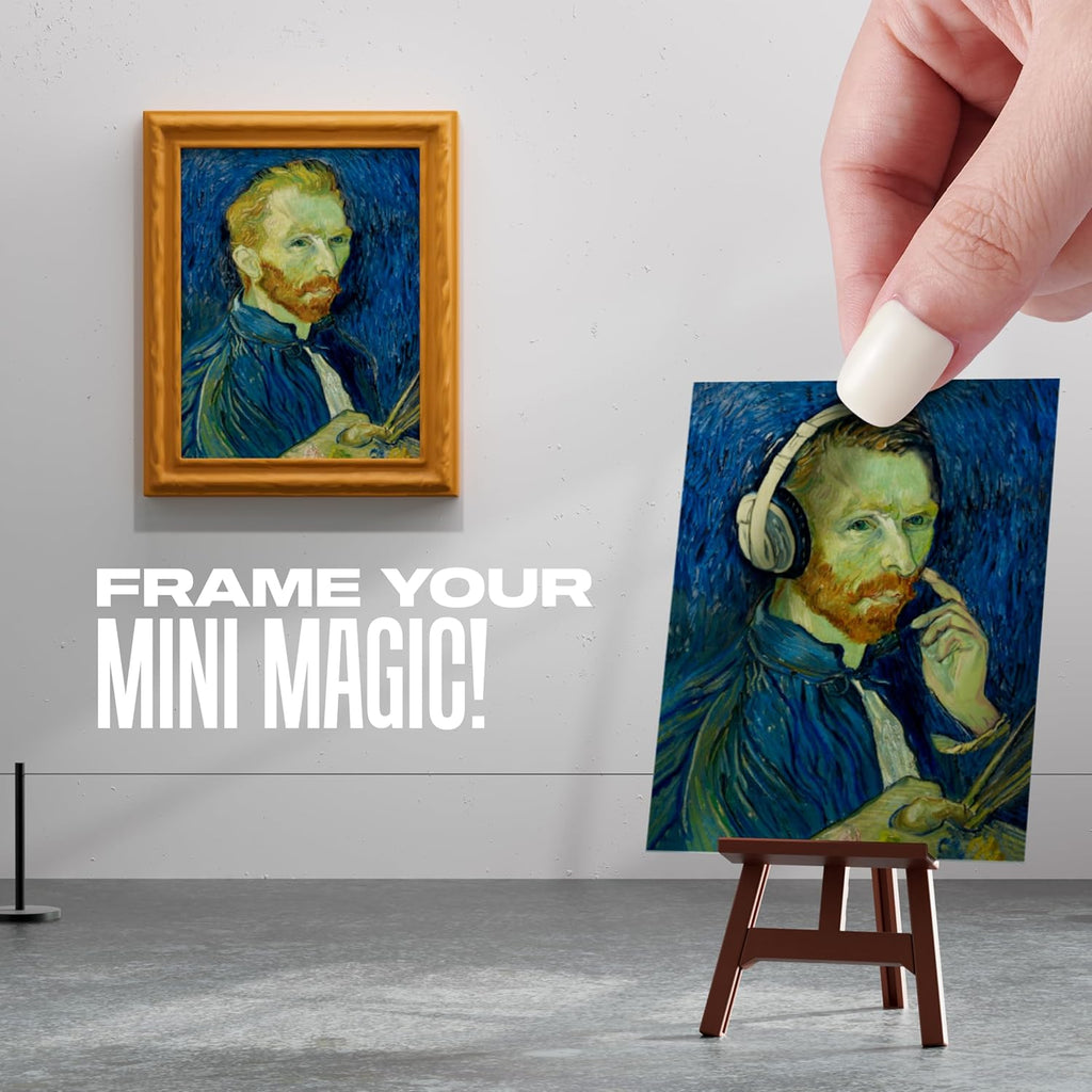 ZURU Mini Brands Create Mini Masterpieces Series 1 – Capsule 2-Pack, Real Miniature Art Creations, Collectible Toy for Kids & Adults