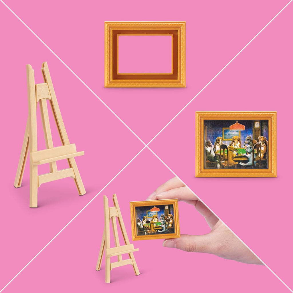ZURU Mini Brands Create Mini Masterpieces Series 1 – Capsule 2-Pack, Real Miniature Art Creations, Collectible Toy for Kids & Adults