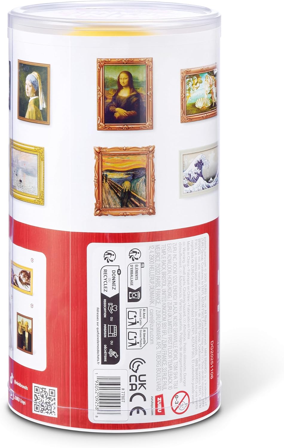 ZURU Mini Brands Create Mini Masterpieces Series 1 – Capsule 2-Pack, Real Miniature Art Creations, Collectible Toy for Kids & Adults